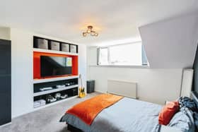 A bedroom on the first floor