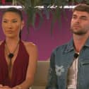 Sophie with Harry on Love Island