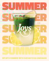 Joy’s Speciality Cafe in Blackpool is set to release new summer drinks menu ahead of their official opening. 