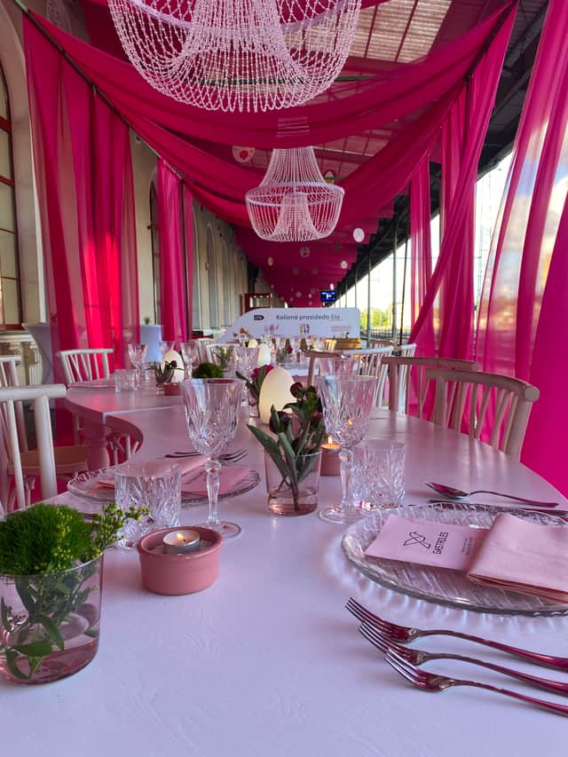 Pop-up restaurant at Vilnius train station
