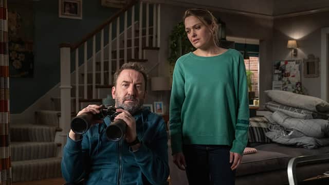 Lee Mack and Sally Bretton