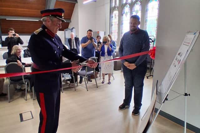 The ribbon was cut by the High Sheriff of Lancashire, James Carter DL, with support from local councillors and the community.