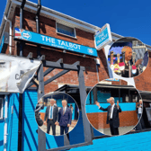Nigel Farage visits the UK's first Reform pub, The Talbot in Blackpool.