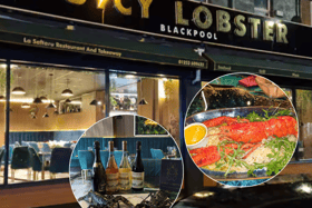 Juicy Lobster restaurant on Central Drive in Blackpool.
