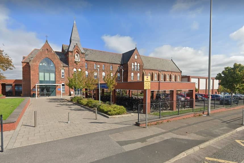 St Mary's Catholic Academy  on St Walburga's Road.
