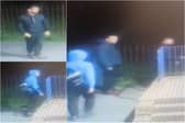 Three men are wanted after a 'large amount of cash' was stolen from Seniors chippy in Thornton