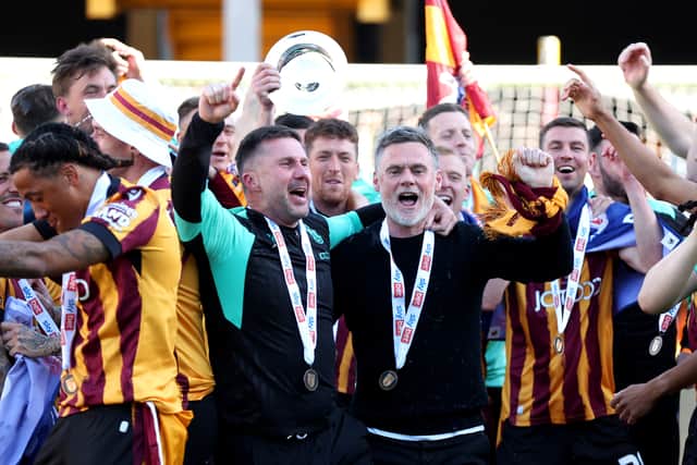 Grahaem Alexander guided Bradford to promotion to League One last season
