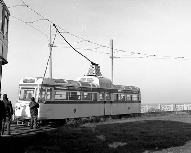 A tram at Little Bispham