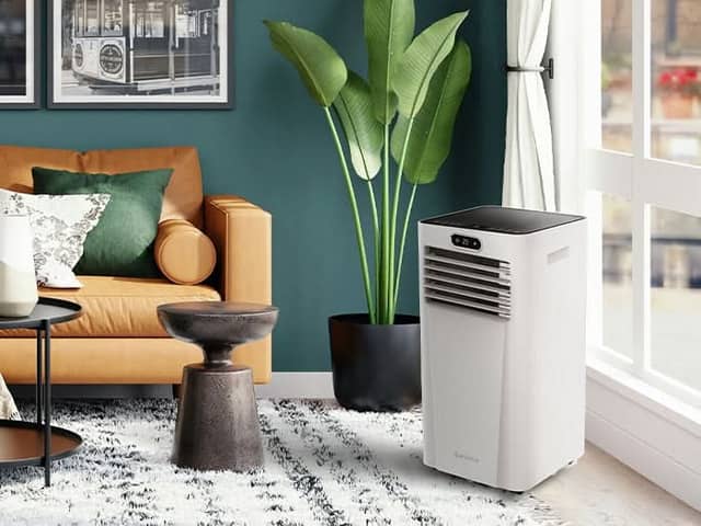 The MeacoCool MC Series Pro portable air conditioner blends easily into contemporary interiors while delivering powerful cooling.