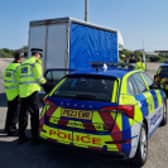 A joint vehicle checkpoint operation in Blackpool has resulted in multiple arrests and vehicle seizures