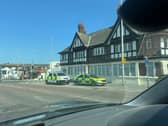 Police responding to reports of a suspected burglary at the now closed Ramsden Arms in Talbot Road, Blackpool on Thursday afternoon (June 19)