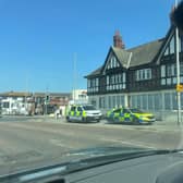 Police responding to reports of a suspected burglary at the now closed Ramsden Arms in Talbot Road, Blackpool on Thursday afternoon (June 19)