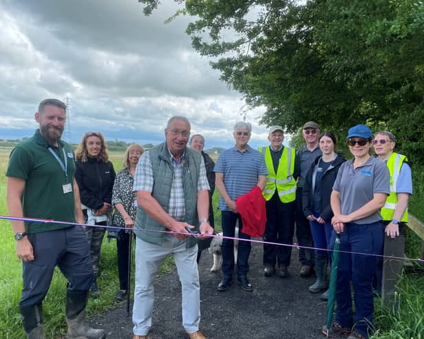 Councillor Steven Livesey; Councillor Kenneth Minto; Chris Gregson, Public Rights of Way Officer for Lancashire County Council; Charlotte Hebditch, Estuary Restoration Officer for Wyre Rivers Trust; Wyre Council Officers and Coast and Countryside Rangers and Wyre Council Volunteers