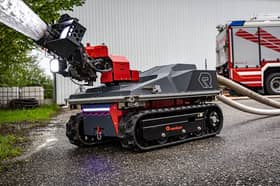  Rosenbauer is an RTE advanced firefighting robot.