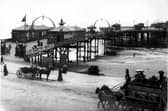 An early picture of Central Pier opened in 1868, designed by J I Mawson