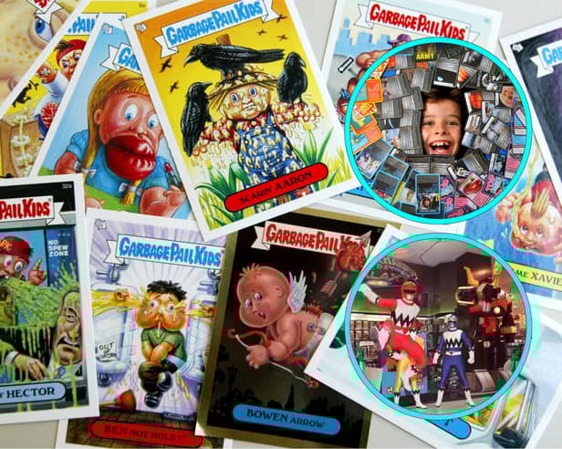 These were among the most popular trading cards and stickers of the 80s and 90s, some of which are hugely collectable today, selling for thousands of pounds
