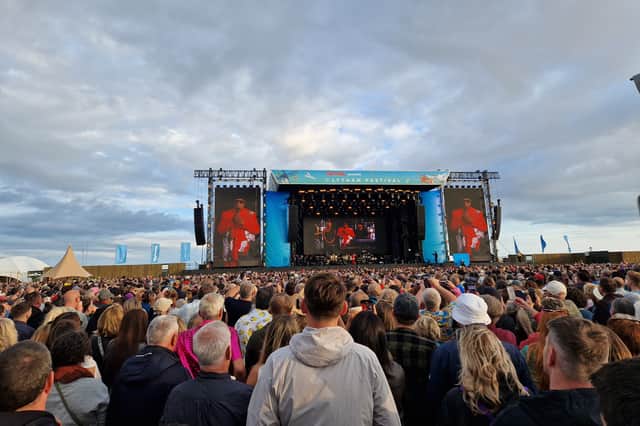 The event kicked off yesterday with Stevie Wonder.
