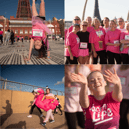 Race for life on Blackpool prom.