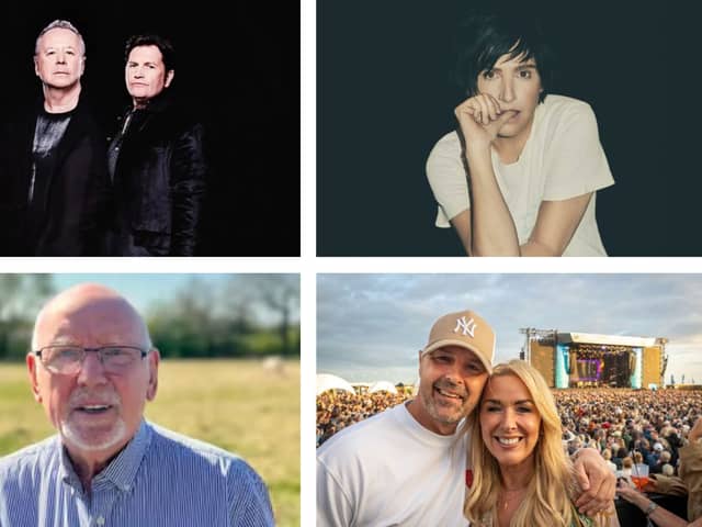 Celebrities have shared some final messages to fans following Lytham Festival fun.