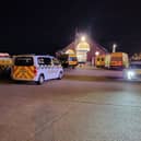 A major search operation saw police, ambulance, coastguard and lifeboat crews called to the Promenade at around 2.30am.
The emergency response was sparked by a 999 call, with the report claiming someone was spotted in the sea near the RNLI lifeboat station.