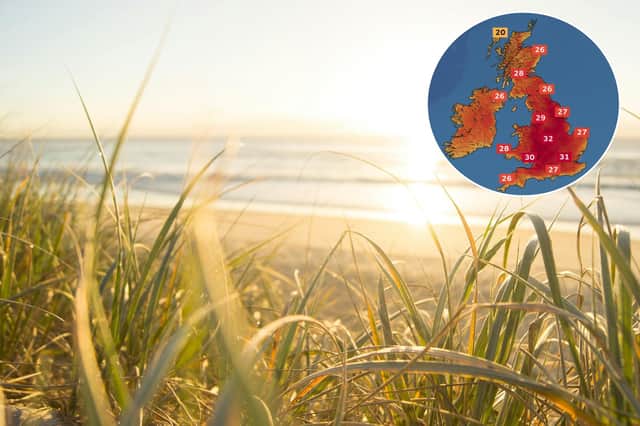 Lancashire is set to sizzle this weekend as a heatwave pushes temperatures close to 30C