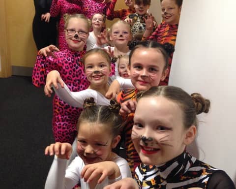 JC Dance cats backstage 2015.