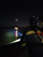 The search was called off after six hours 