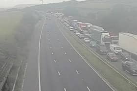 Commuters are facing hours of delays after a serious multi-vehicle crash shut down the M6 southbound