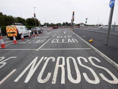 Work intended to make Norcross Roundabout safer is now completes