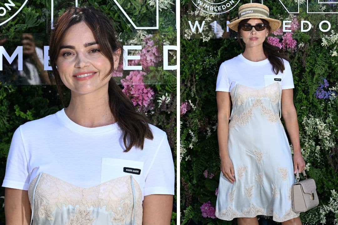 Jenna Coleman und 25 weitere Prominente am Wochenende in Wimbledon ...