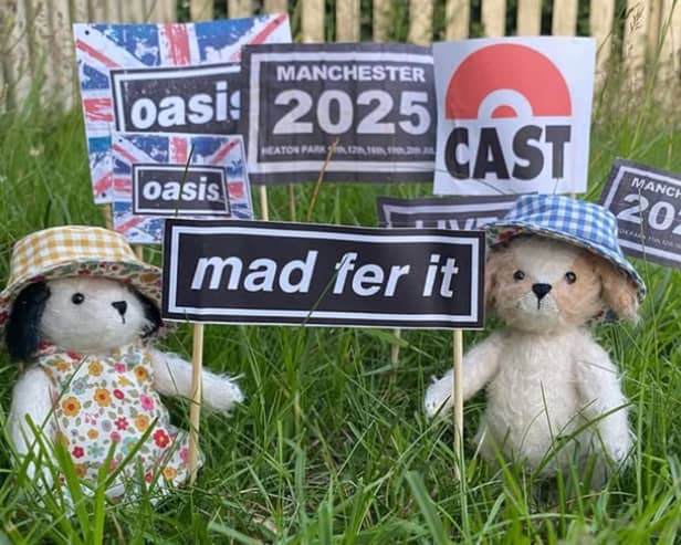 Super-cute teddies 'escape' to watch Oasis at Heaton Park