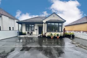 The front of the property