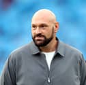 Tyson Fury as Manager of England during Soccer Aid 2025 at Old Trafford on June 15, 2025 in Manchester, England.
