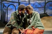 Alfred Clay and Roxy Faridany in The Beekepper of Aleppo