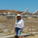 Marion visits the Lions of Delos