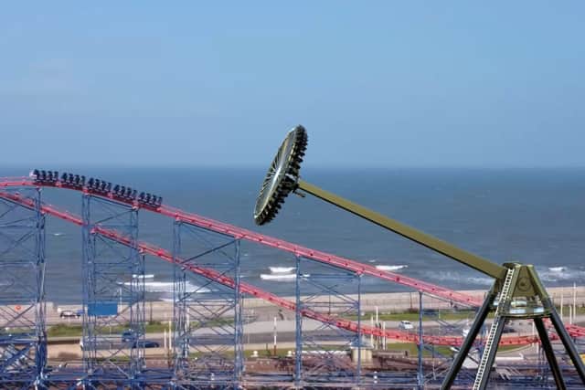 Blackpool Pleasure Beach Resort is set to dramatically transform the town’s famous skyline with the addition of a new ride