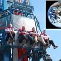 To celebrate the relaunch of Launch Pad, Pleasure Beach Resort will broadcast real messages from space.