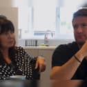 Coleen Nolan and her son Shane Nolan talking in her latest Youtube video.