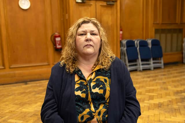 Cheryl Fergison as Stella in the BBC comedy series Mandy