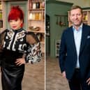 Bake Off: The Professionals judges Cherish Finden (L) and Benoit Blin (R)