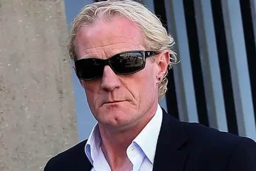 Former Premier League footballer Colin Hendry, 59, was sentenced at Preston Magistrates’ Court after he pleaded guilty to harassing a former partner after their relationship ended. Note: this picture from our archives dates from Hendry’s 2015 appearance at Blackpool Magistrates, when he was previously accused of harassing and assaulting his ex-girlfriend