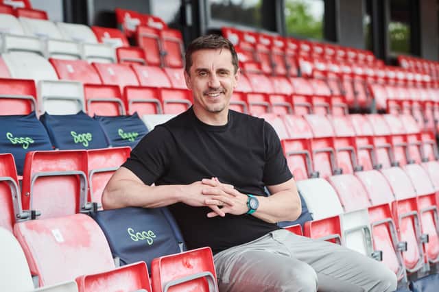 Gary Neville is calling on Blackpool fans to get behind their local small businesses going into the new season as part of a groundbreaking new competition.