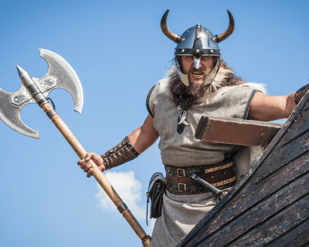 Think your family came over with the Normans? This fearsome Viking re-enactor is a reminder that many northern surnames trace back to Norse invaders.