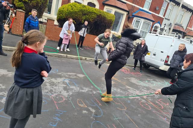 Play streets in Blackpool.
