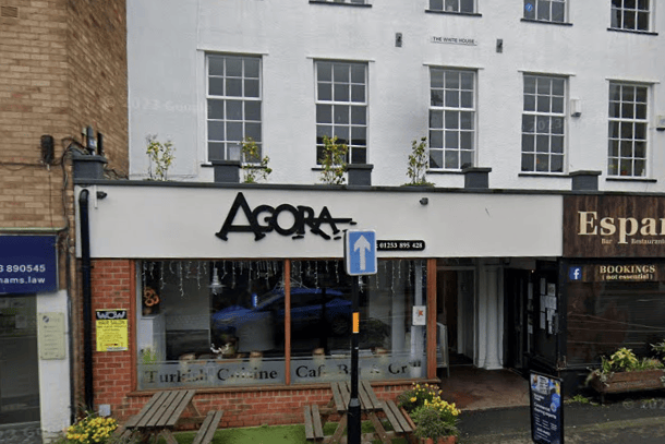Agora Turkish restaurant in Poulton-le-Fylde.