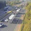 Drivers faced six miles of congestion after a crash on the M6 near Leyland