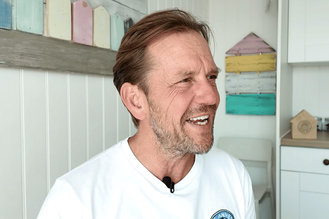 Stuart Robinson, owner of St Annes Beach Huts