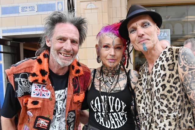 Revellers at the Rebellion Festival 2024.