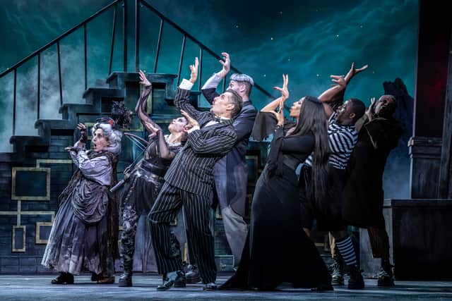 Cast of The Addams Family UK Tour
