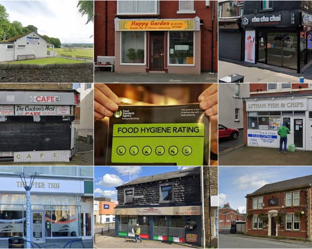 21 pubs, restaurants and takeaways in Lancashire given new food hygiene ratings